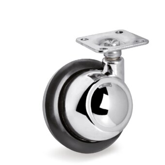 SERIES 35-Rubber tyred ball wheels