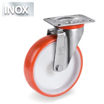 SERIES 60-Thermoplastic polyurethane wheels, polyamide 6 centre