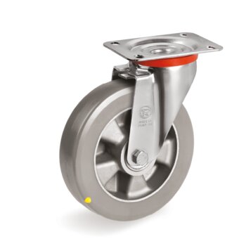 SERIES 62ESD-ESD TR Roll polyurethane wheels, electrical resistance <10^9 Ohm, aluminium centre