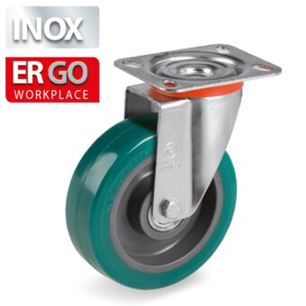 SERIES 62NY-TR-Roll polyurethane wheels, polyamide 6 centre