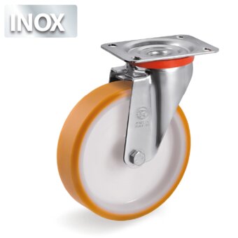 SERIES 66-TR polyurethane wheels, polyamide 6 centre