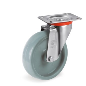 SERIES 68GRY-Polyamide 6 grey solid wheels