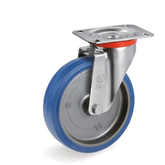 SERIES 73-Sigma Elastic rubber wheels, polyamide 6 centre