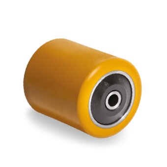 SERIES 75HS-TR polyurethane pallet truck rollers, steel centre, for electric pallet trucks