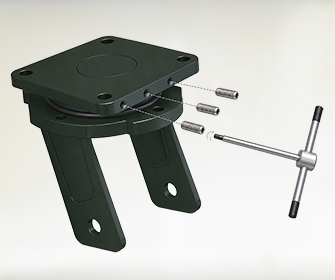 Rimozione dei grani inox dai supporti predisposti