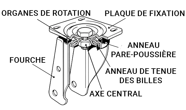 Composants de la monture