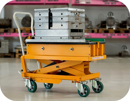 Trolley with solid load